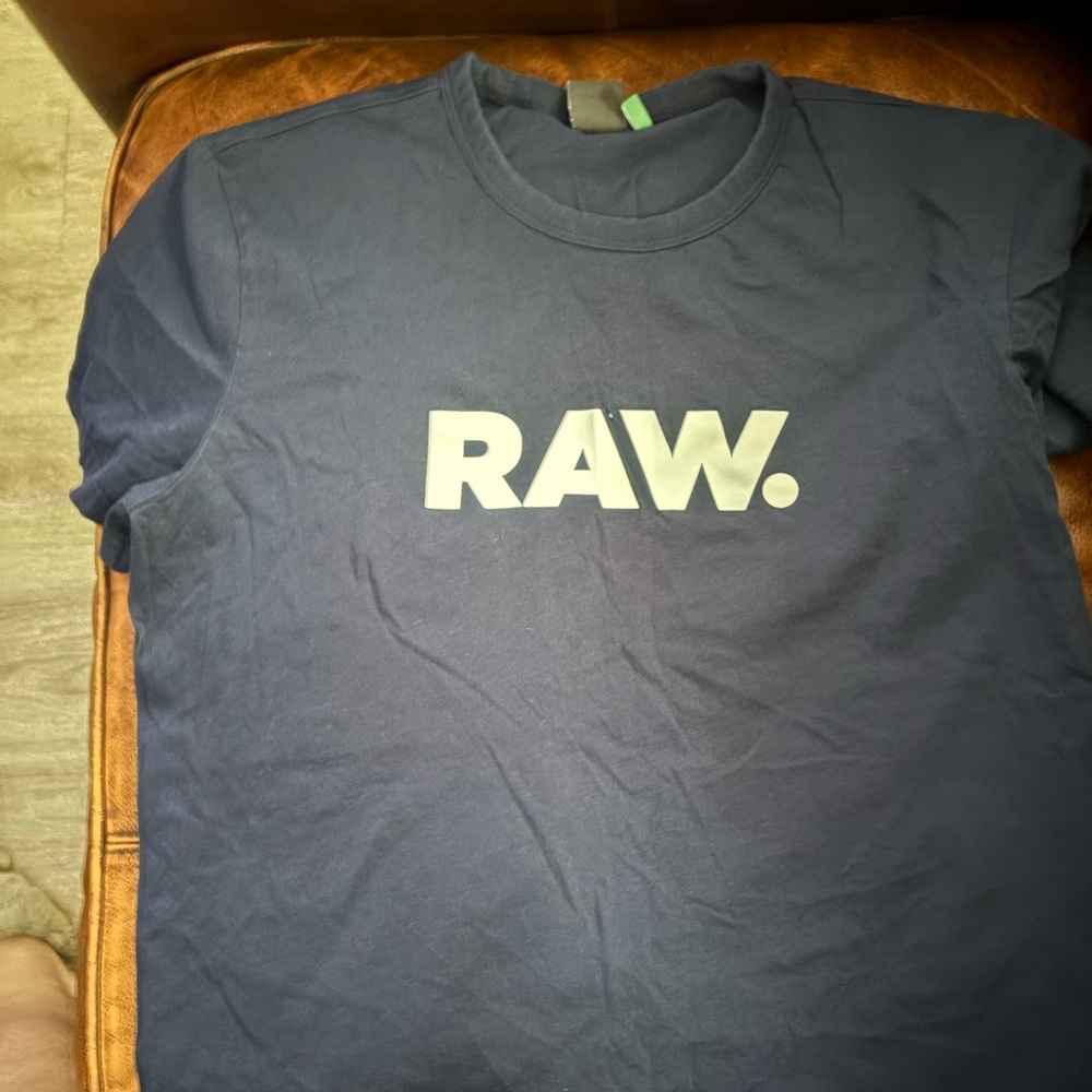 RAW. Men's Navy Blue T-Shirt
